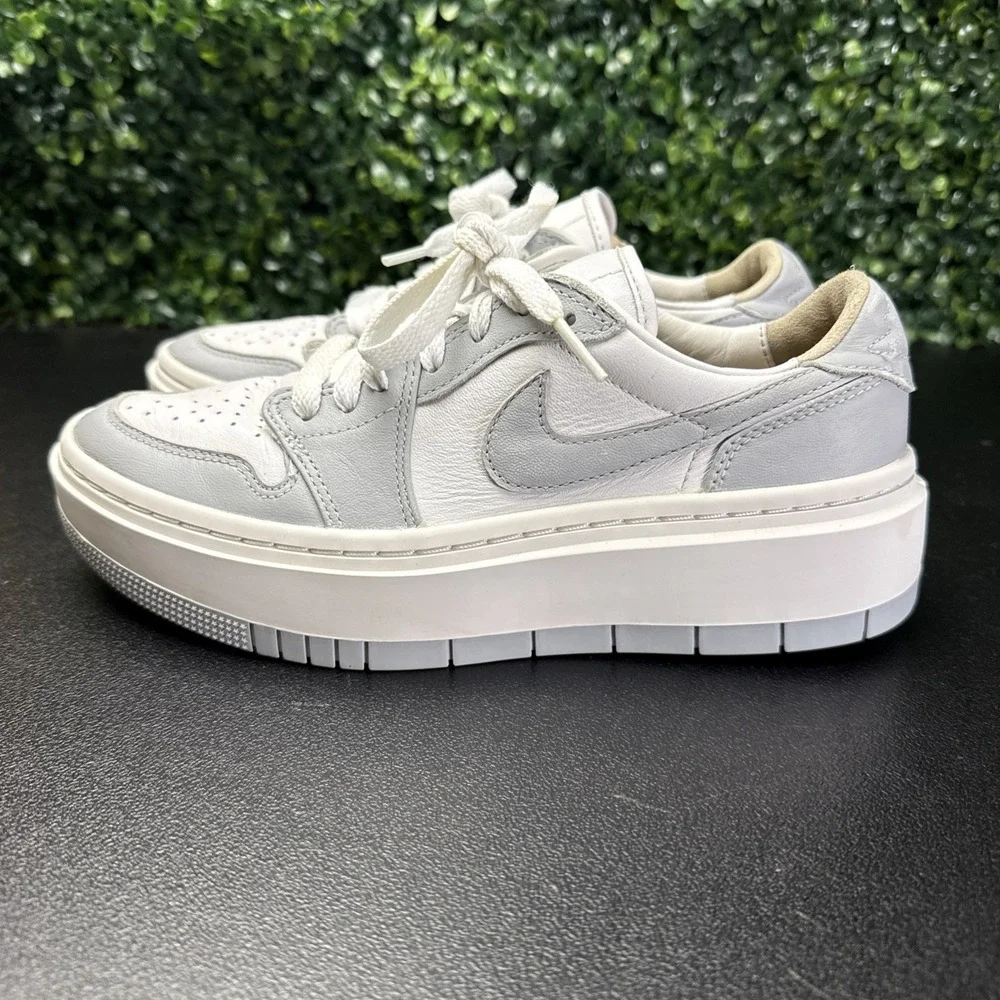 Jordan 1 Elevate Low White Gray Shoes DH7004-100 Women's Size 7